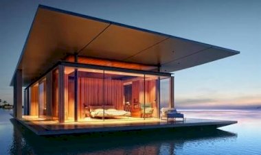 Floating Houses in Africa